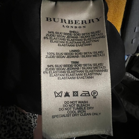 Burberry Silk A-Line Dress - Picture 7 of 7